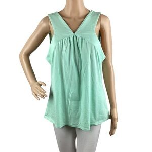 White House Black Market Casual Tank Top Size L Light Green